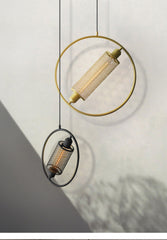 Chiswick Hoop Minimalist Brass Fitting Pendant Light