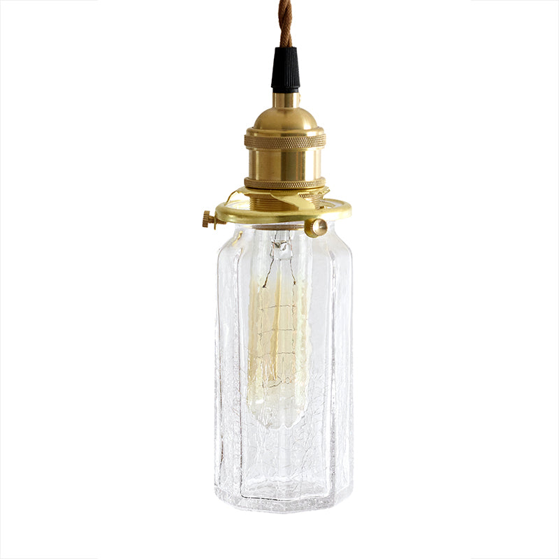 Alfred brass glass shade french country pendant light