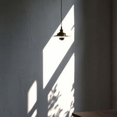 Cedric gold industrial pendant light