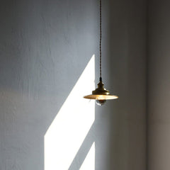 Cedric gold industrial pendant light