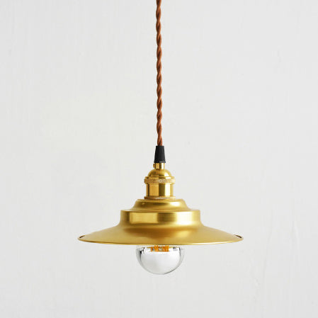 Cedric gold industrial pendant light