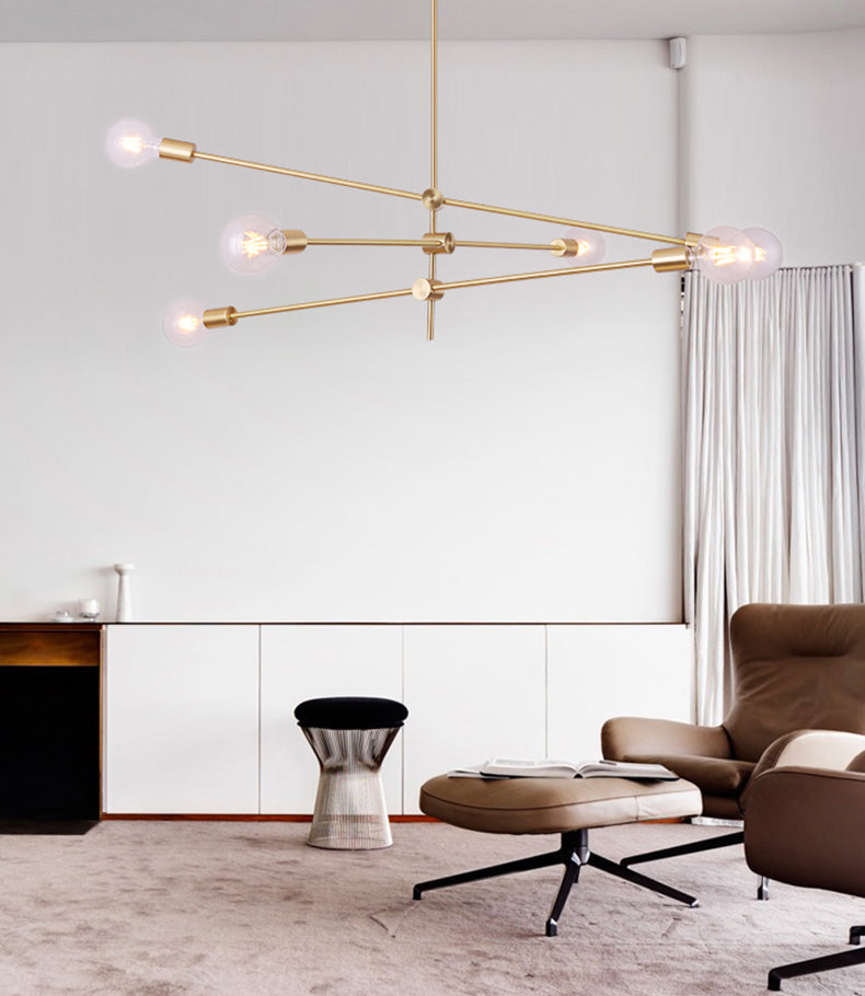 Circa Brass Pendant Light - 3 lines living room decor
