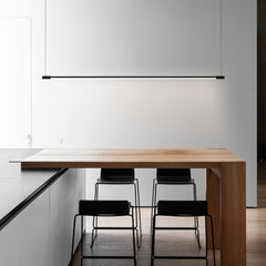 Linea minimalist strip line pendant light