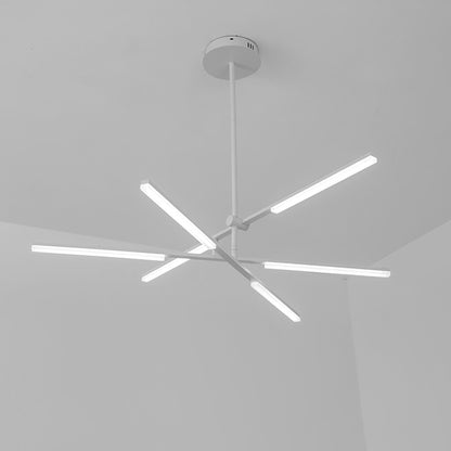 Faro minimalist all white pendant light chandelier