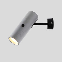 Concrete Pipe Minimalist Line Wall Light