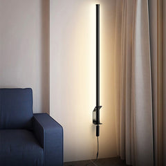 Sasaki Minimalist Line LED Wall Light With Wall Plug