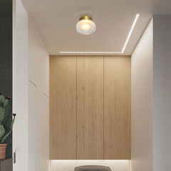Henley round glass wall light ceiling light