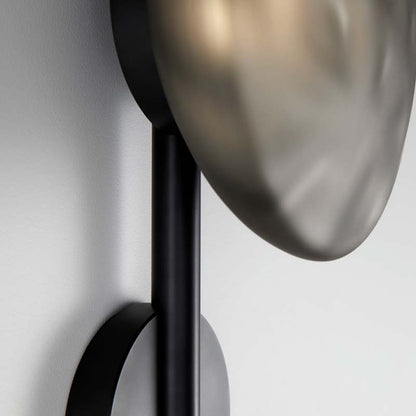 Stratus modern contemporary wall light - in black