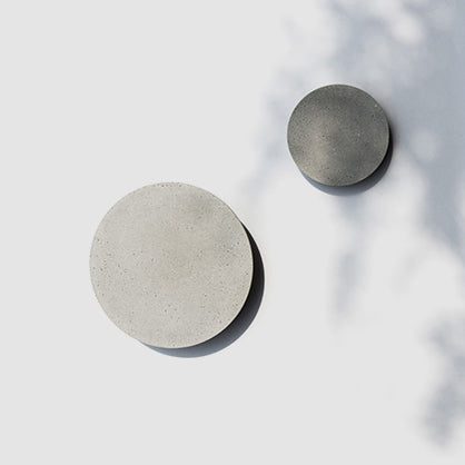 Cirrus Concrete Round Minimalist Wall Light