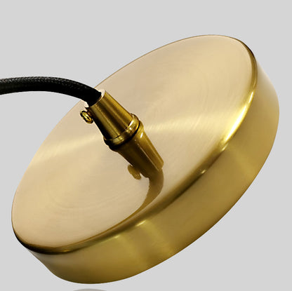 Raffles two tone black and brass pendant light