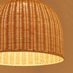 La playa rattan bamboo weave pendant light