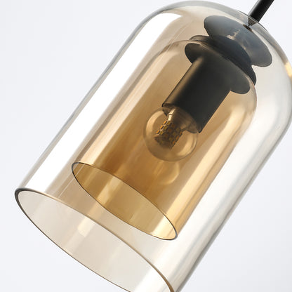 Harper Double Glass Shade Modern Minimalist Pendant Light
