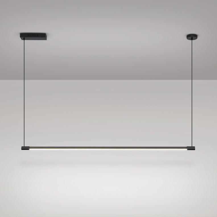 Linea minimalist strip line pendant light