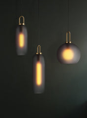 Yayoi Glass Globe Brass Fitting Pendant Light