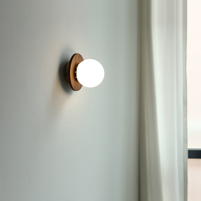 Odesa Wooden Plate Minimalist Line Japandi Wall Light / Ceiling