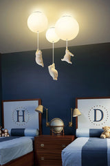 The Flying Bears Children Nursery Ceiling Light