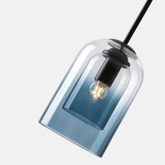 Harper Double Glass Shade Modern Minimalist Pendant Light