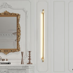 Chester Minimalist Line LED Brass Wall Light