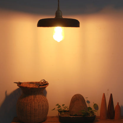 Kuksa wooden chiseled shade pendant Light