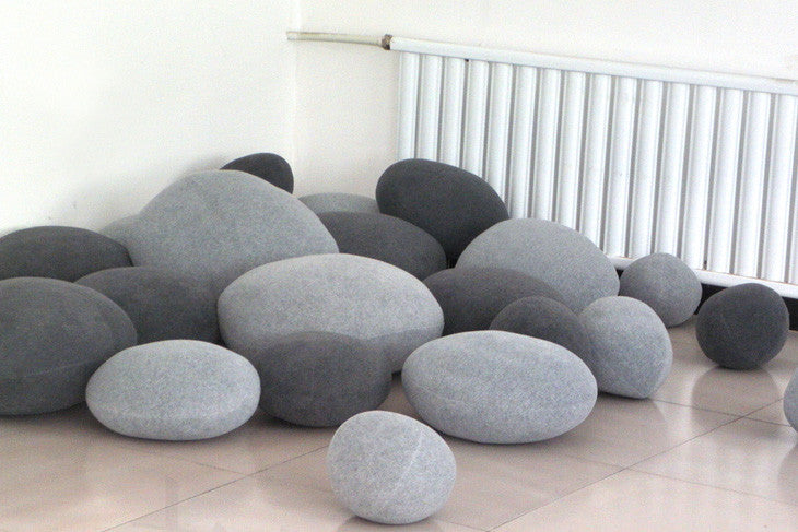 Pebble Stone Pillow Cushion Cover (Pack of 6)
