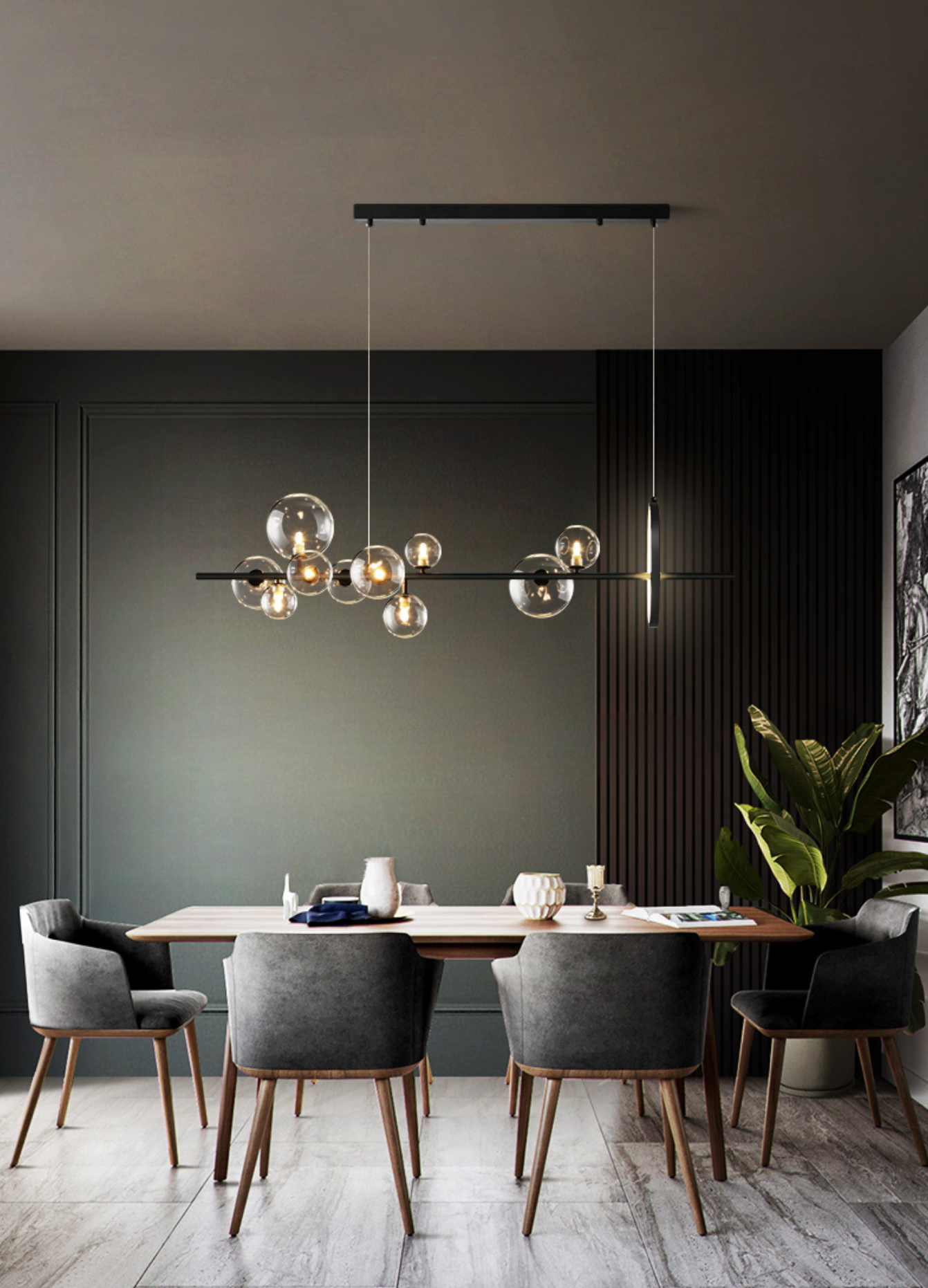 Soho modern luxury kitchen island pendant Light luxury meeting room setting