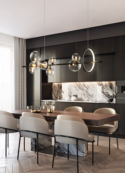 Soho modern luxury kitchen island pendant Light luxury dining room setting