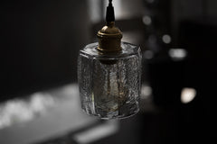 Petunia glass mid century pendant light - model C details