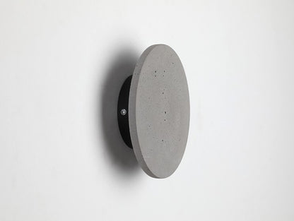 Cirrus Concrete Round Minimalist Wall Light