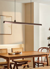 Mayfield Minimalist Line Kitchen Island Pendant Light in dining table setting
