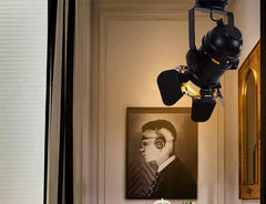 Classic Hollywood spotlight home decor