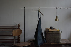 brushed brass pendant Light product shot rustic interior