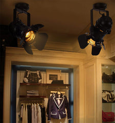 Classic Hollywood spotlight ceiling light