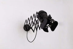 Classic Hollywood spotlight wall light retractable arms
