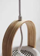 Skandi Minimalist Line Wooden Pendant Light