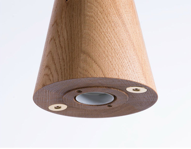 Minimalist Scandinavian Wooden Pendant Light. Modern Ceiling Light