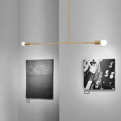 Surry Hills 2 Bulbs Modern Minimalist Line Pendant Light