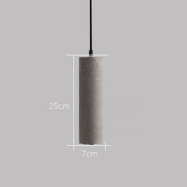 Concrete Pipe Pendant Light