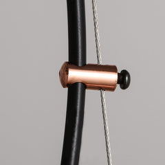 Copper Diamond Wire Cage Pendant Light - details
