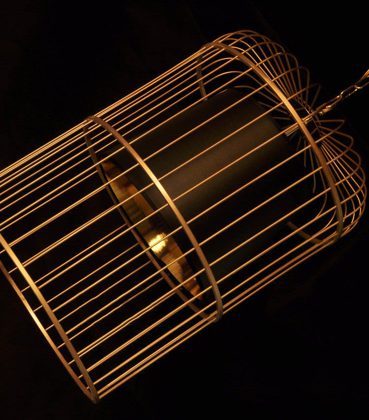 Bird Cage Hanging Pendant Light