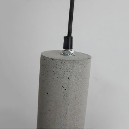 Concrete Pipe Pendant Light