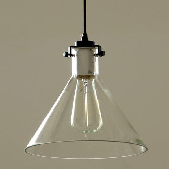 Cone Glass Lamp Shade Pendant Light