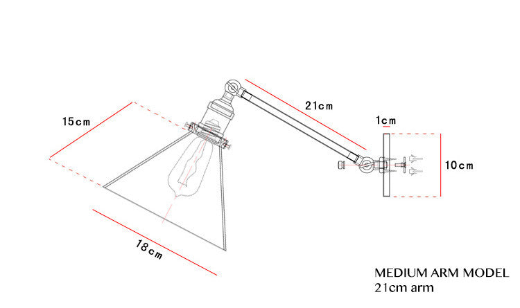 Glass Lamp Shade Wall Sconce Light schematic