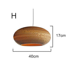 Luminaria Corrugated Board Pendant Light
