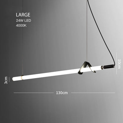 Sasaki Minimalist Linear Suspension Pendant Light