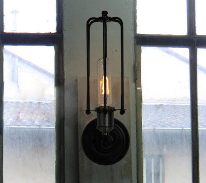 Pencil Cage Industrial Retro Vintage Wall Light
