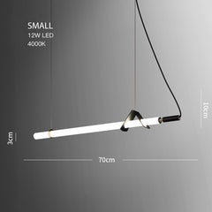 Sasaki Minimalist Linear suspension pendant light